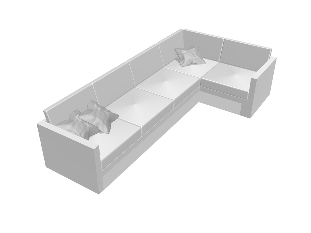 Canapé d'angle haut de jardin