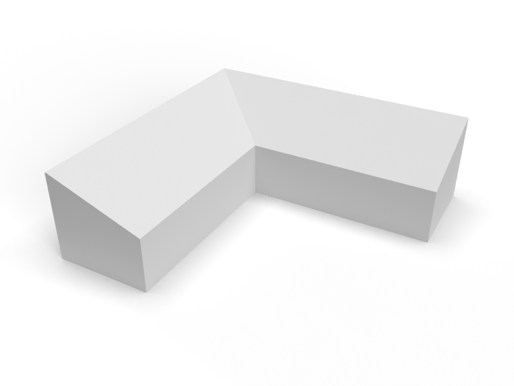 Housse de protection cuisine extérieure quadrilatère trapézoïdale L