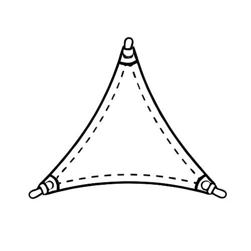Voile d'ombrage Triangle Essentiel