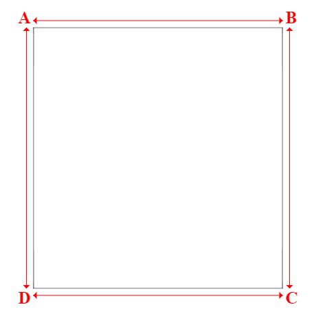Bâche plate rectangle sur mesure en Membrane PVC 670gr/m² Blanc RAL 9016 - 15.00x15.70m