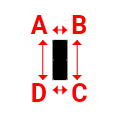 Bâche Rectangle en   - 0.50x1.40m