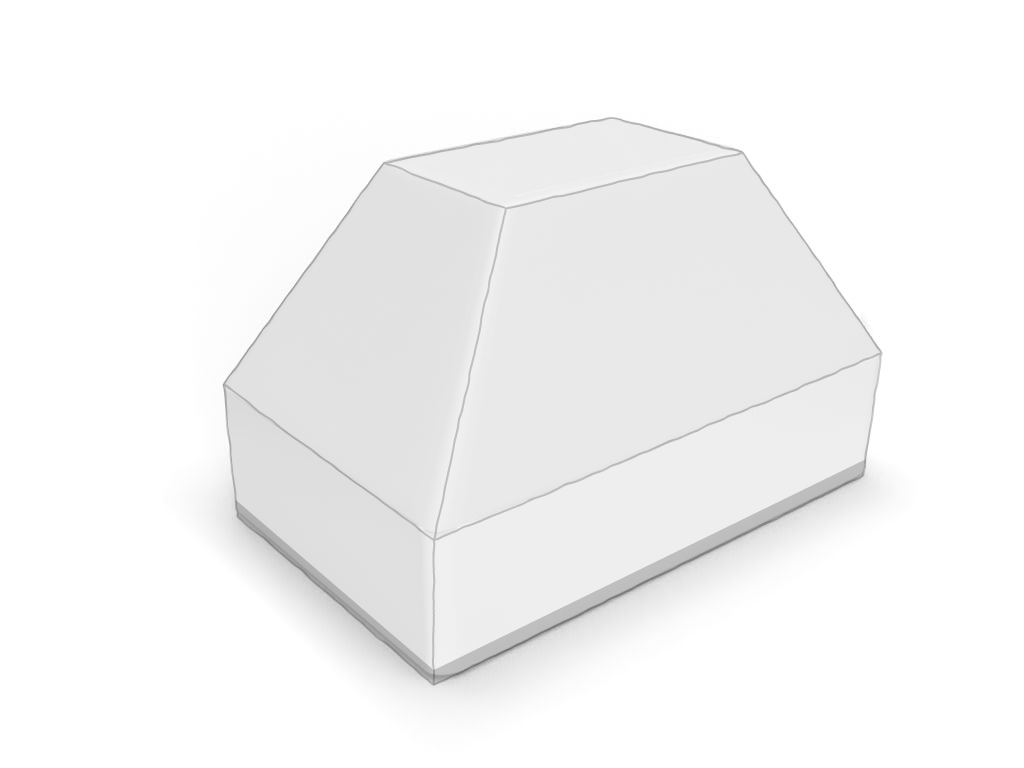 Pyramide Rectangle Tronqué en Protect 670 : La référence en matière de protection étanche Blanc RAL 9016