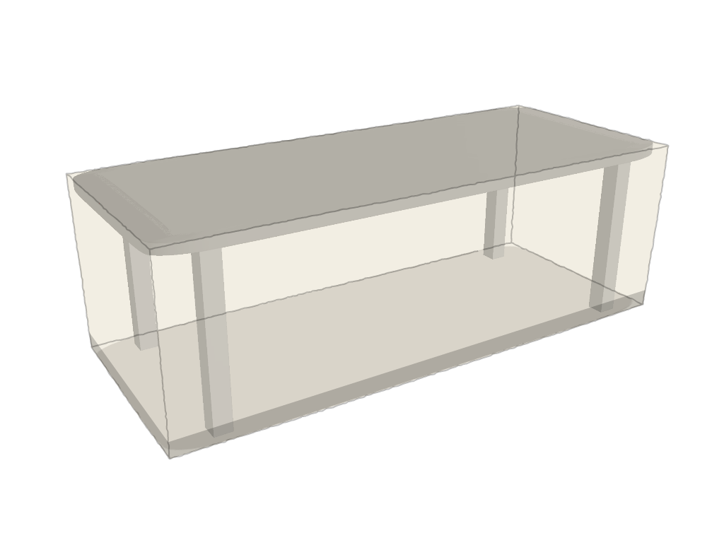 Table de jardin rectangle en Protect 670 : La référence en matière de protection étanche Blanc perlé RAL 1013