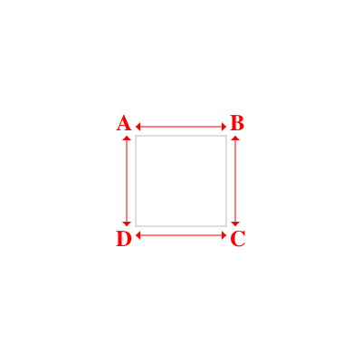 Bâche Rectangle en Protect 670 : La référence en matière de protection étanche Blanc RAL 9016 - 1.00x1.00m