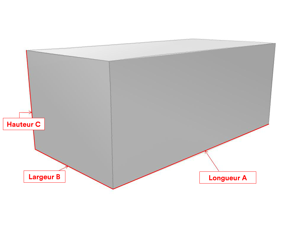 Housse Rectangle - Protect 400 : une bâche légère et étanche Noir - 0306