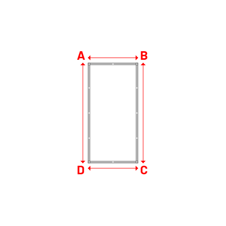 Bâche Rectangle en Protect Antistatique Blanc 799 - 1.00x2.00m