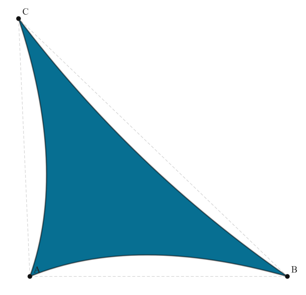 Voile d'ombrage - Voile d'ombrage Triangle Essentiel - 263 Bleu Azur