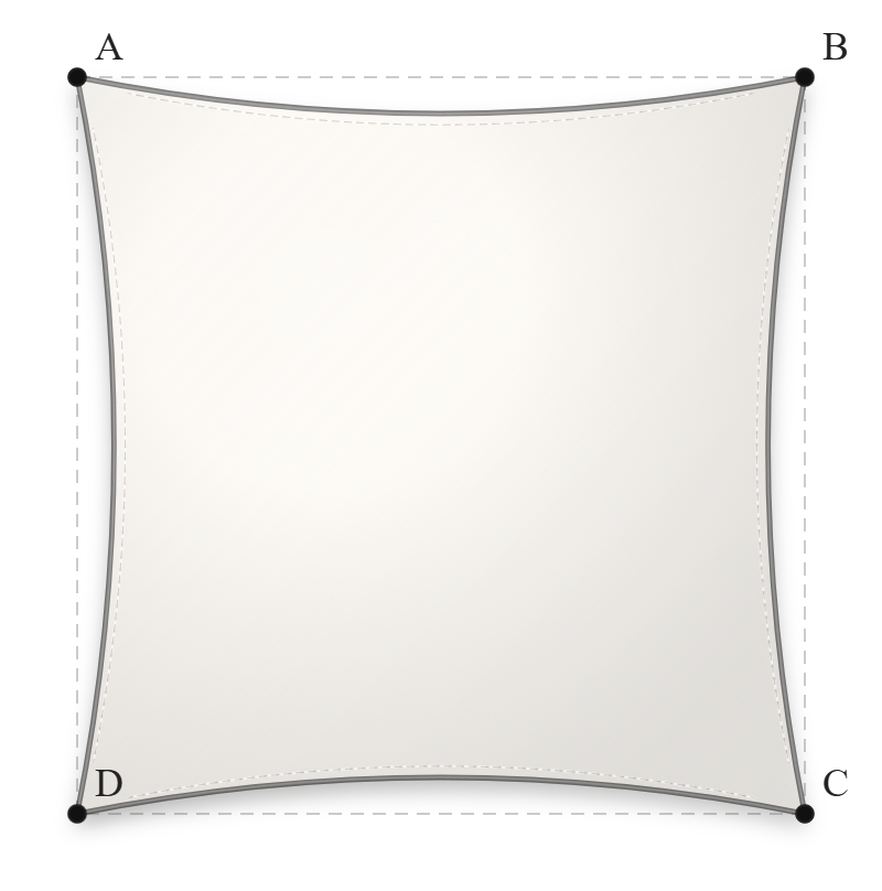 Voile d'ombrage - Voile d'ombrage Rectangle - Blanc 92-2044