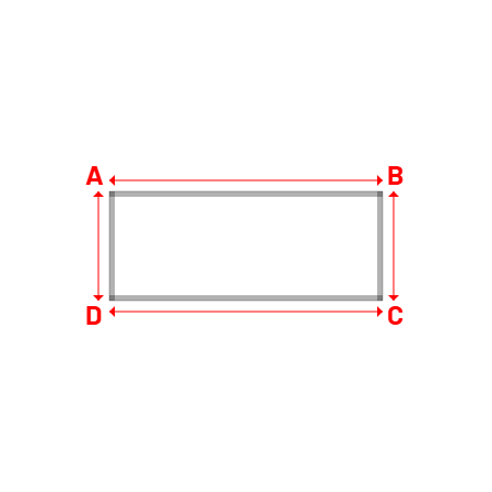 Bâche Rectangle en MaxiProtect 900 : Protection & grammage renforcé Blanc signalisation RAL 9016 - 31066 - 2.50x1.00m