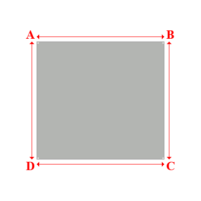 Bâche Rectangle en MaxiProtect 900 : Protection & grammage renforcé Gris agate RAL 7038 - 31071 - 2.60x2.40m