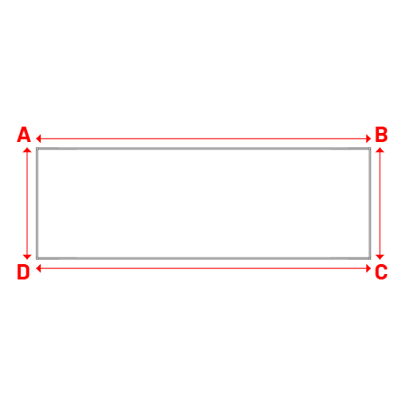 Bâche Rectangle en Protect 670 : La référence en matière de protection étanche Blanc RAL 9016 - 7.50x2.50m