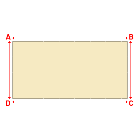 Bâche Rectangle en Soltis 502 Proof : bâche spéciale protection solaire & grand choix de coloris Champagne - 502V3-51979C - 8.00x4.00m