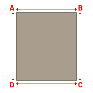 Bâche Rectangle en Soltis 96 - Toile d'ombrage haute performance Taupe 96-50850 - 4.00x4.50m
