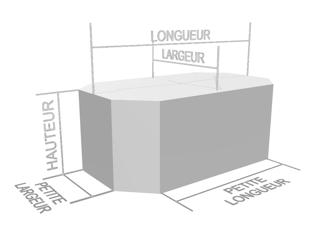 Housse Octogonale - Protect 670 : La référence en matière de protection étanche Blanc RAL 9016