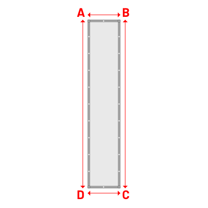 Bâche Rectangle en Soltis 502 Proof : bâche spéciale protection solaire & grand choix de coloris Blanc Perle - 502V3-51970C - 0.68x3.52m