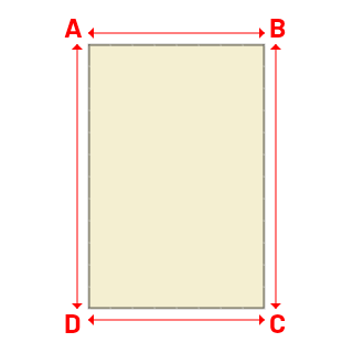 Bâche Rectangle en AustralMesh - Toile d'ombrage ajourée Naturel (759 AustralMesh) - 4.00x6.00m