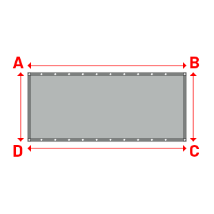 Bâche Rectangle en Soltis 96 - Toile d'ombrage haute performance Galet 96-2171 - 2.30x1.00m