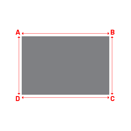 Bâche Rectangle en CoverEco 640 : une bâche simple & efficace Ecolac 640 - 7196 (RAL 7037) - 3.00x2.00m