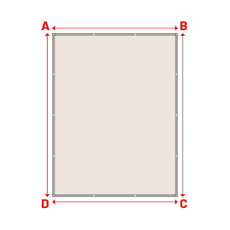 Bâche Rectangle en Soltis 96 - Toile d'ombrage haute performance Karité 96-50843 - 2.45x3.20m