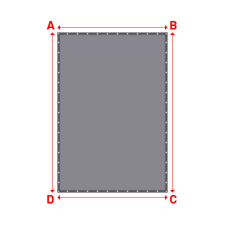 Bâche Rectangle en Protect 600 M1 : Résistance à la flamme exceptionnelle Coloris 693 - 2.20x3.20m