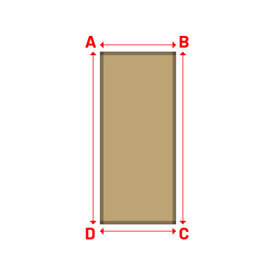 Bâche Rectangle en AustralMesh - Toile d'ombrage ajourée Sable du désert (704 AustralMesh) - 1.10x2.50m