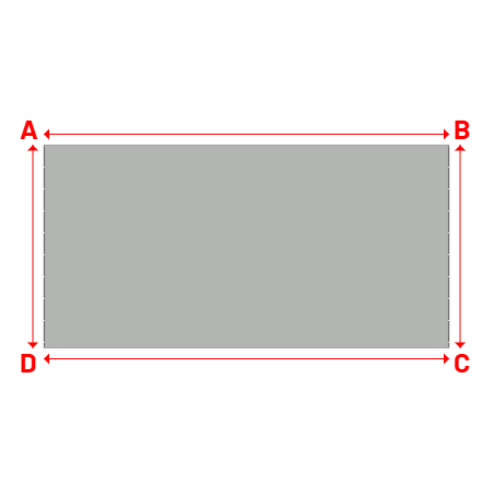 Bâche Rectangle en MaxiProtect 900 : Protection & grammage renforcé Gris agate RAL 7038 - 31071 - 17.00x8.50m