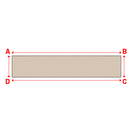Bâche Rectangle en Soltis Perform 92 Beige Sablé 92-2135 - 10.00x2.00m
