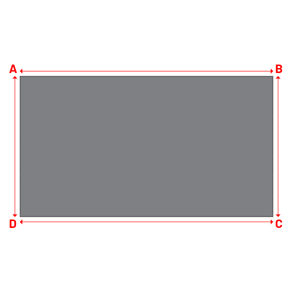 Bâche Rectangle en CoverEco 640 : une bâche simple & efficace Ecolac 640 - 7196 (RAL 7037) - 18.00x10.00m