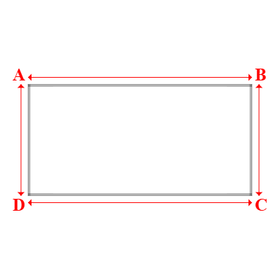 Bâche Rectangle en MaxiProtect 900 : Protection & grammage renforcé Blanc signalisation RAL 9016 - 31066 - 4.75x2.36m