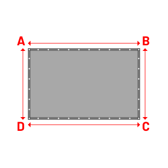Bâche Rectangle en Soltis Perform 92 alu/anthracite 92-2068 - 2.20x1.40m