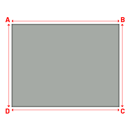Bâche Rectangle en Protect 670 : La référence en matière de protection étanche Gris clair RAL 7038 - 5.19x4.00m