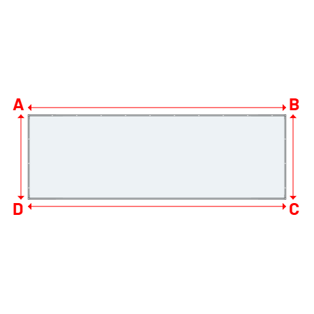 Bâche Rectangle en Soltis 502 Proof : bâche spéciale protection solaire & grand choix de coloris Blanc - 502V3-8102C - 7.00x2.30m