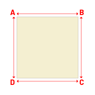 Bâche Rectangle en AustralMesh - Toile d'ombrage ajourée Naturel (759 AustralMesh) - 2.00x2.00m