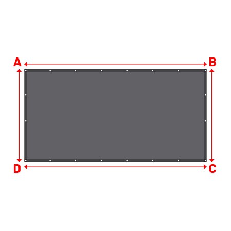 Bâche Rectangle en Soltis 502 Proof : bâche spéciale protection solaire & grand choix de coloris Béton - 502V3-2167C - 3.55x1.80m