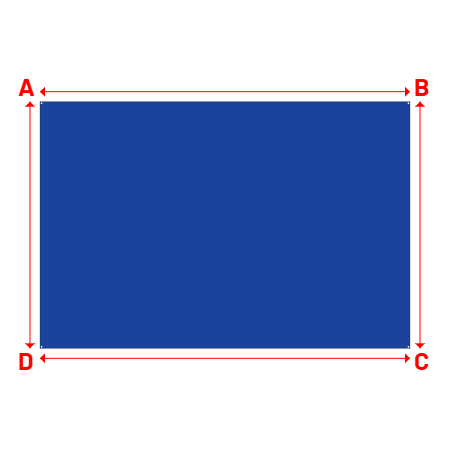 Bâche Rectangle en Protect 670 : La référence en matière de protection étanche Bleu foncé RAL 5002 - 6.00x4.00m