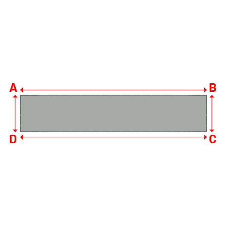 Bâche Rectangle en Protect 670 : La référence en matière de protection étanche Gris clair RAL 7038 - 13.60x2.70m