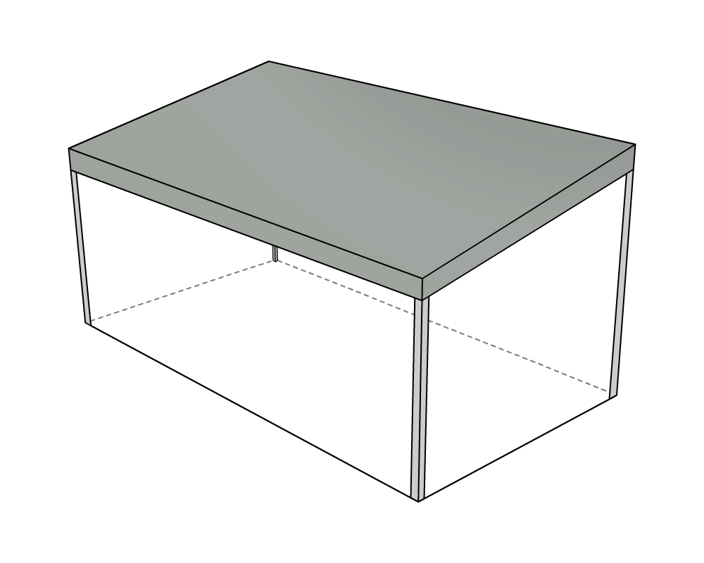 Bâche de toit pour terrasse de mobil-home