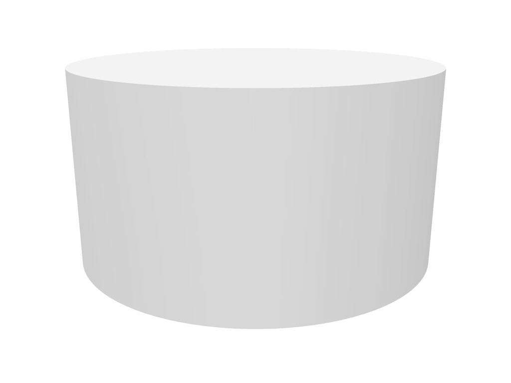 Housse de protection industrielle ronde sur mesure Ø 60 × H 90 cm – Protect 670