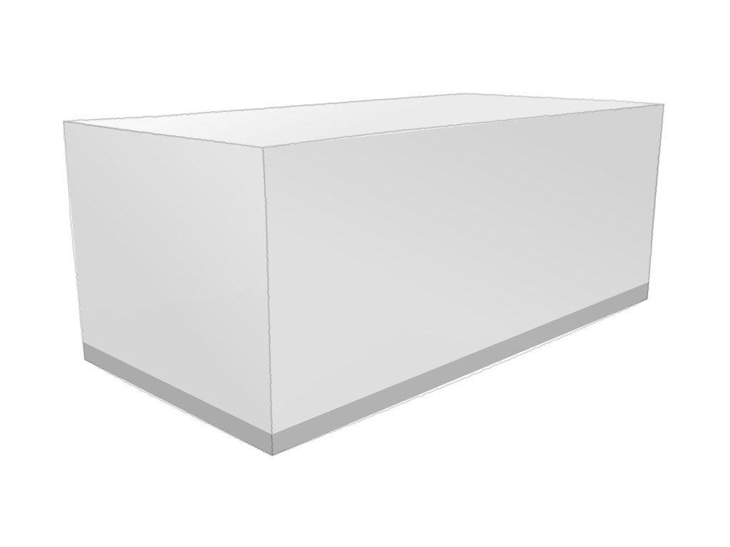 Housse d'horodateur rectangulaire sur mesure 40 × 30 × H 150 cm – Protect 670