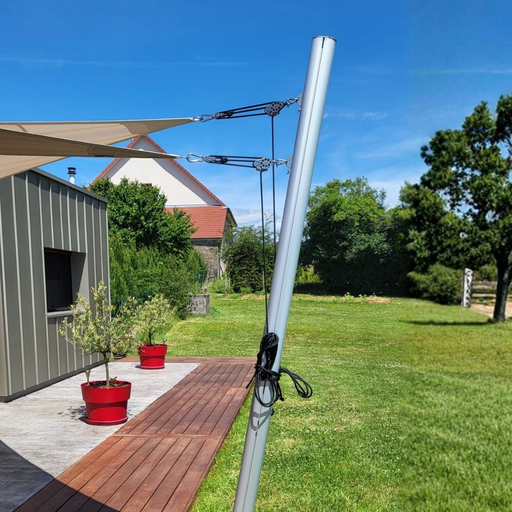 Nos mâts aluminium réglable